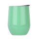 thumbnail image 1 of Vasos de Cerveza Agua Café Té 12 Oz Vasos Bebida Helada Copa Vino Aislada Resistente para al Aire Libre Camping Verde claro Macarena Vaso de vino de acero inoxidable, 1 of 8