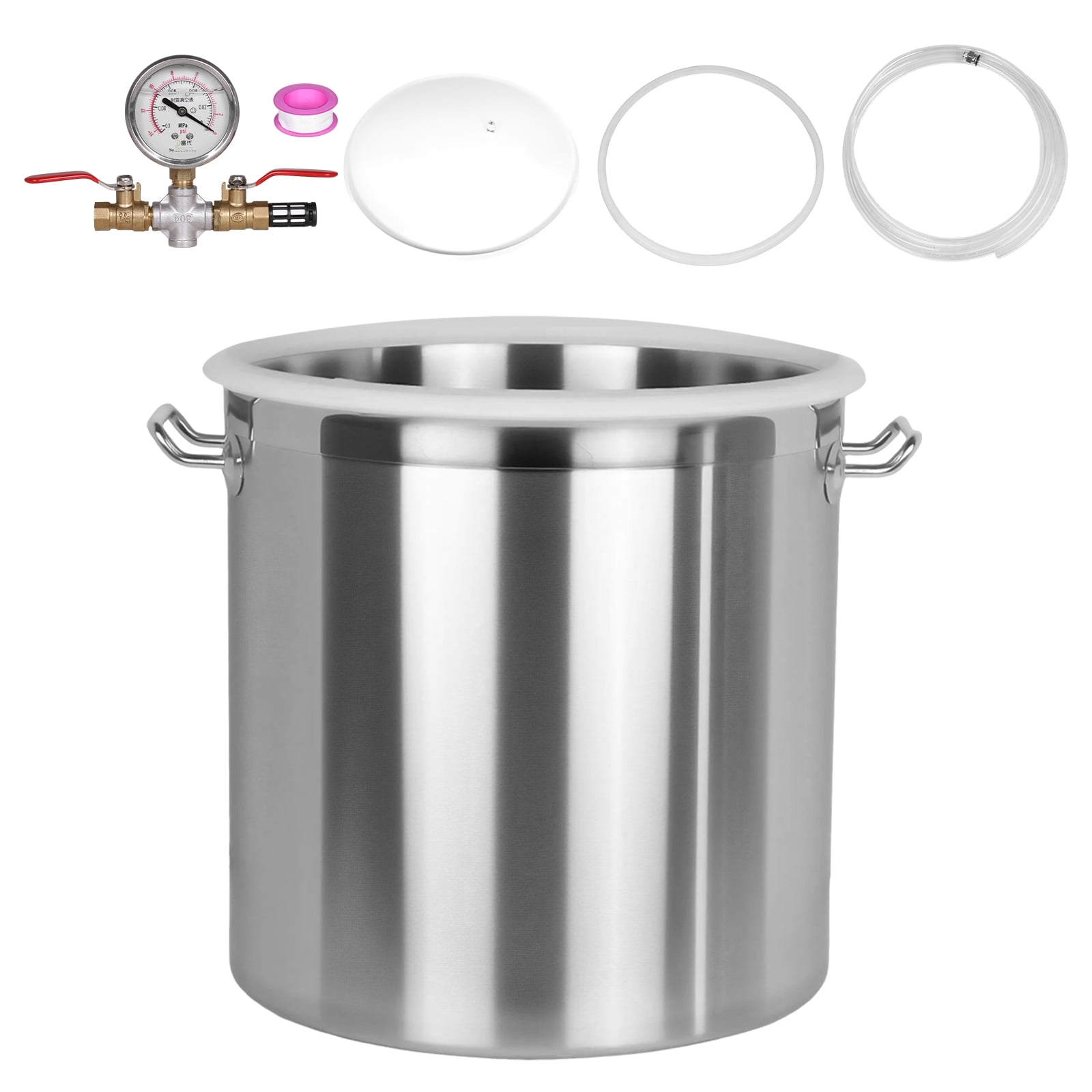 golytefs 304 Stainless Steel Vacuum Chamber for Silicone Epoxy Wood Stabilizing (40*40cm)