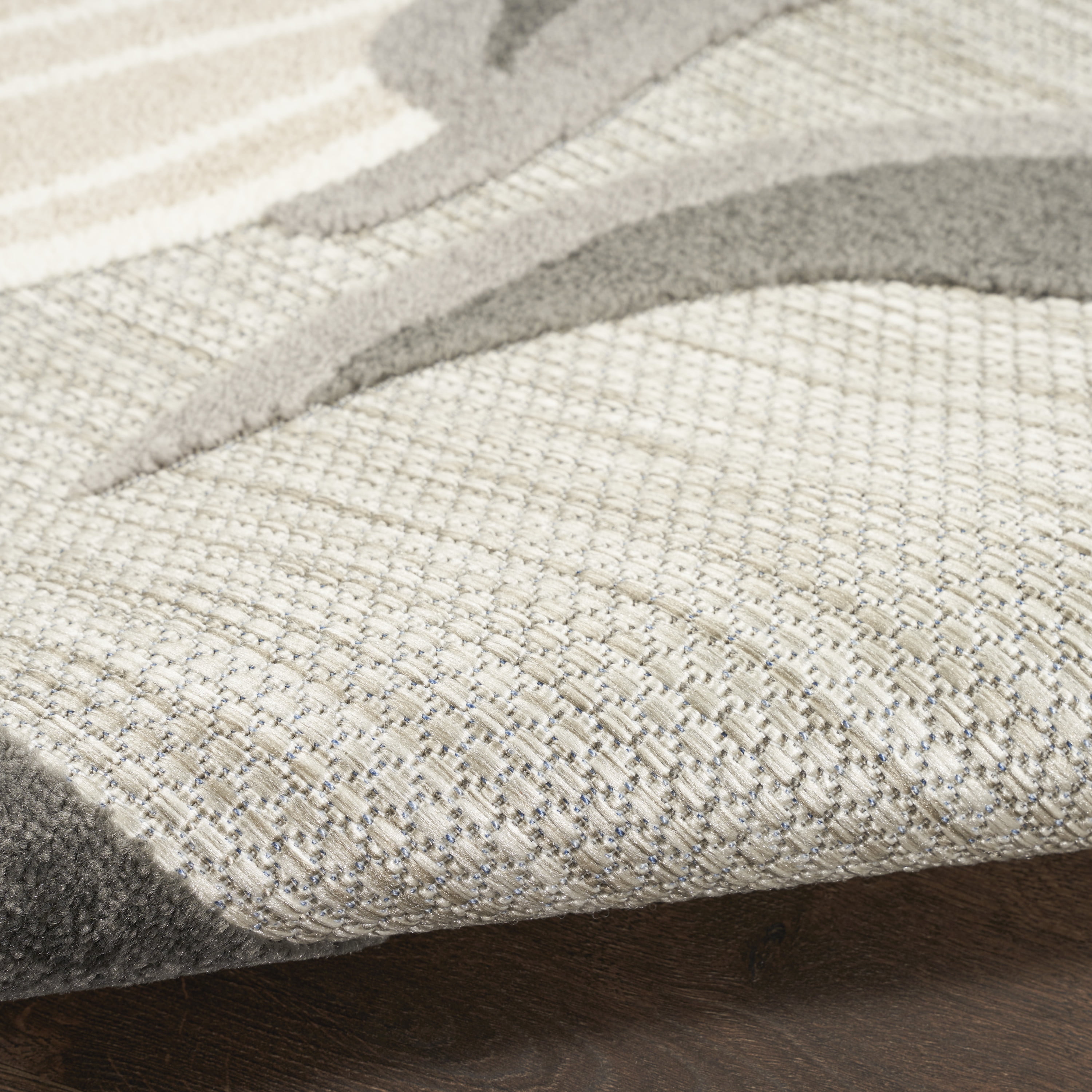 Nourison Aloha Indoor/Outdoor Beige 7'10" x 10'6" Area Rug, (8x11)