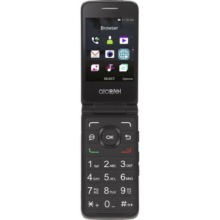 Total Wireless Alcatel MyFlip Prepaid Phone (Best Rated Flip Phones)