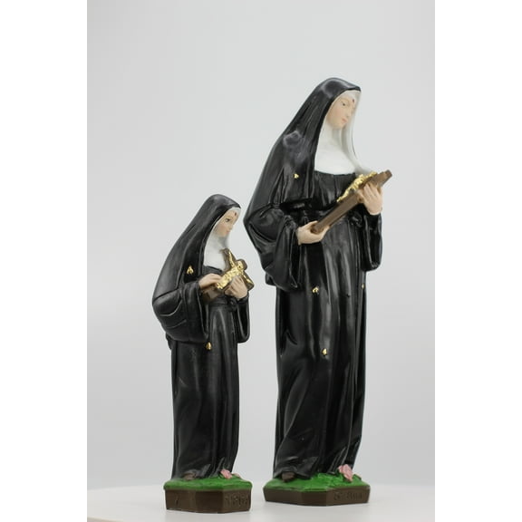 The Faith Gift Shop Saint Rita of Cascia Made in Italy to Resin Stone Great Gifts of Faith and Devotion for Friends and Family Members.