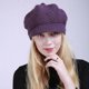 thumbnail image 1 of Gorro de punto para mujer, de invierno, de color liso y terciopelo, cálido, de lana suave y a la moda, para invierno., 1 of 2
