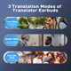 thumbnail image 4 of Auriculares con traducción automática de idiomas Traductor bidireccional en tiempo real 144 idiomas con aplicación para smartphone Bluetooth Traducción simultánea, 4 of 6