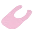 thumbnail image 4 of Soft Cotton Bib, Double Layer Baby Dribble Cloth Machine Washable Multifunctional With Snap Fastener For Infant Eating Yellow,Pink,Grey, 4 of 8