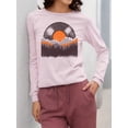 thumbnail image 3 of Record Mountains Graphic Tee Long Sleeve Women's, 3 of 4