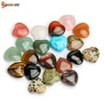 thumbnail image 2 of Spencer 10Pcs Tumled Healing Crystal Pocket Stone Mini Puffy Heart Assorted Rock Collection, 2 of 8