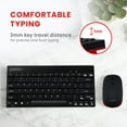 thumbnail image 6 of Perixx Periduo-712B Wireless Mini Keyboard and Mouse Combo - Home or Office Use -Black - US English, 6 of 8