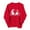 Red-cute sweatshirt for women bow, variant on Graphic Sweatshirts Women Funny Gnome Printed Crewneck Sweatshirt Drop Shoulder Long Sleeve Loose Fit Tops Oversized Casual Pullovers Red M