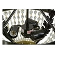 thumbnail image 3 of Meyda Tiffany 130636 Chrisanne 3 Light 16" Wide Semi-Flush Bowl Ceiling Fixture - Black, 3 of 7