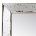 thumbnail image 4 of Filo 18 Inch Square Wall Accent Mirror, Raised Tray Edges, Mirrored Frame- Saltoro Sherpi, 4 of 6