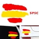 thumbnail image 1 of Calcomanías creativas reflectantes de la bandera de España para el refrigerador de la motocicleta del coche Ndcxsfigh Accesorios para autos y motos, 1 of 5