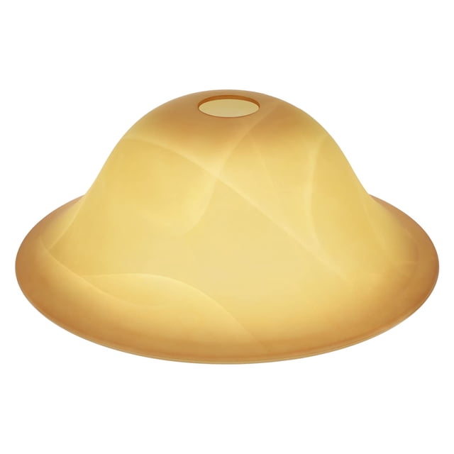 Pantalla Retisee de cristal ámbar de 31 cm x 12 cm, casquillo E26