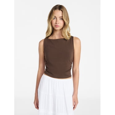 No Boundaries Boat Neck Cami, Women's