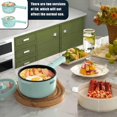 Electric Cooker, 2L NonStick Sauté Pan, Rapid Noodles Cooker, Mini Pot