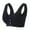 Black, variant on Fsqjgq Nursing Bras for Breastfeeding Comfortable Breathable Front Closure Sports Bras for Women Plus Size Push Up Padded Bralette Underwear 42/95