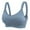 Blue, variant on Penkiiy Women Nursing Bras Woman's Solid Color Ring Breast Feeding Comfortable Hollow Out Perspective Bra Underwear Blue Bras