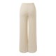 thumbnail image 5 of Pantalones acampanados de gasa de cintura alta para mujer: parte trasera elástica, cremallera lateral, tejido fluido, para bodas y cócteles, 5 of 7