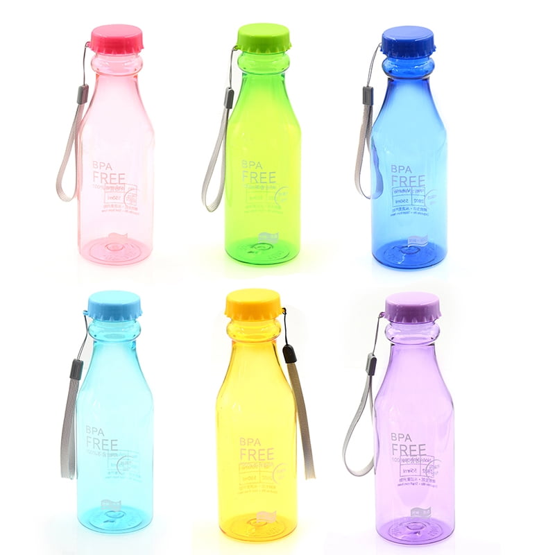 500mL BPA Free Portable Water Bottle Leakproof Plastic kettle for Travel Running 