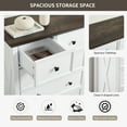 thumbnail image 6 of TrumanPick 6 Drawer Dresser 48" Tall Chest of Drawers Wood Dresser for Bedroom Living Room 32"W x 16"D, White, 6 of 9