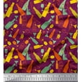 thumbnail image 1 of Soimoi Poly Georgette Fabric Bottle & Wine Glass Bar Printed Fabric 1 Yard 52 Inch Wide, 1 of 3