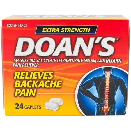 Doan's Extra Strength Pain Reliever Caplets - 24 (The Best Muscle Relaxer For Back Pain)