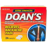 Doan's Extra Strength Pain Reliever Caplets, 24 ct