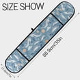 thumbnail image 3 of Dailycode Double Sided Oven Mitt with Loop Heat Resistant Kitchen Long Potholders 7" x 35" Dolphins Cloud Leaf, 3 of 6