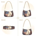 thumbnail image 7 of FORMRS Womens Shoulder Bag with Chain Strap Clutch Purse Cute Tote Handbag, Baseball Pattern, 7 of 7