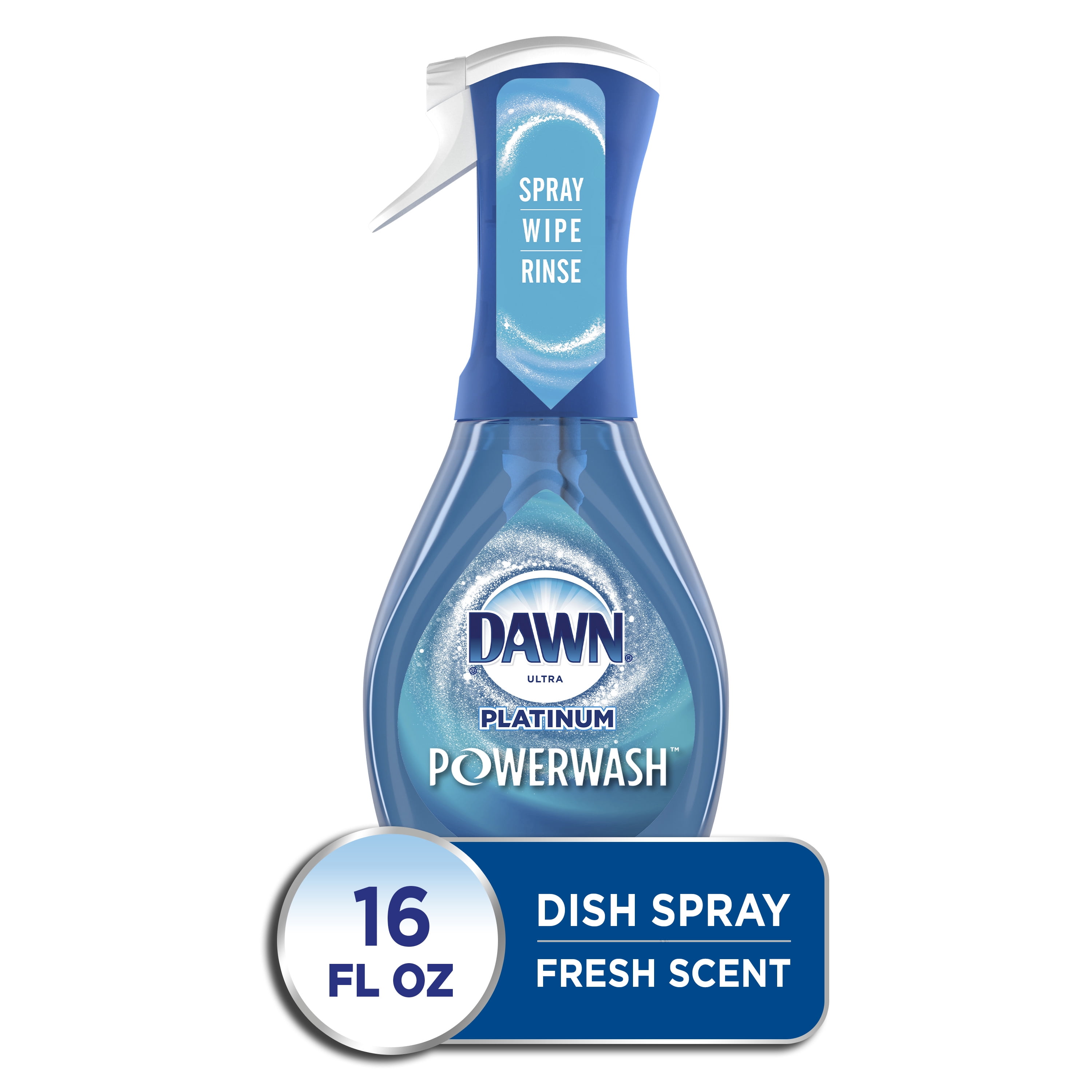 Dawn Platinum Powerwash Dish Spray, Dish Soap, Fresh Scent, 16 Fl Oz