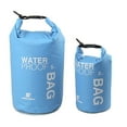 thumbnail image 1 of Sac Étanche Sec Pochette Kayak Camping Rafting Flottant 2L Bleu, 1 of 8