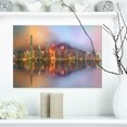 thumbnail image 1 of Singapore Financial District Island - Impression sur Toile Paysage Urbain, 1 of 3