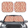 thumbnail image 2 of Xecao Tomatoes And Chili for Foldable Car Sun Shades (2-Pack) offer sun protection with an easy-fold design for convenient windshield shading., 2 of 7