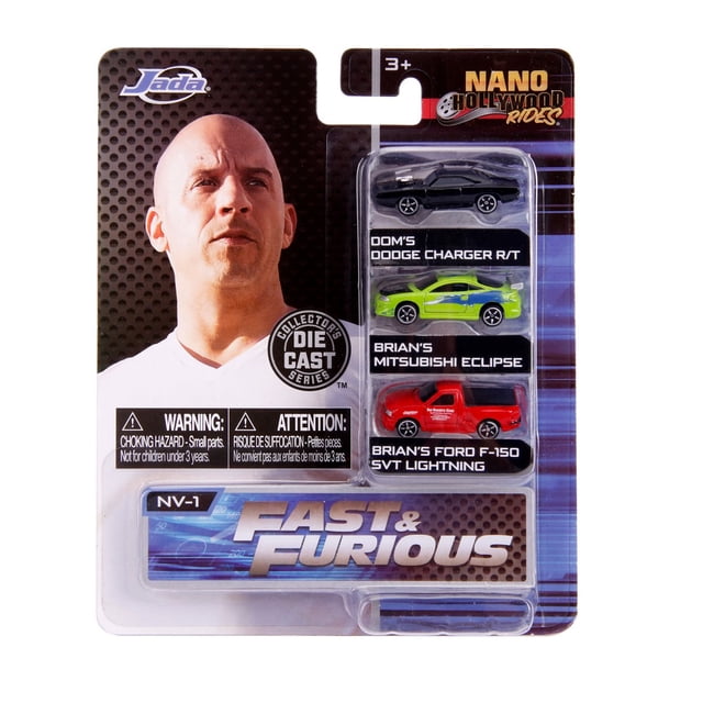 Paquete de 3 Vehiculos Nano Hollywood Rides - Fast and the Furious Jada Toys Jada Toys Paquete de 3 Vehiculos Nano Hollywood Rides - Fast and the Furious