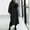 Black, variant on TopLLC Long Sleeve Round-Neck Dress Fashion Women Solid Loose Hooded Comfy Long Sleeve Dress Women Dress