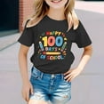 thumbnail image 2 of Xuewenshw T-Shirt Mode Enfant Décontracté Imprimé Col Rond Manches Courtes Ample Vêtements Mode Fille Tout-Petit, 2 of 4