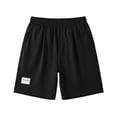 thumbnail image 6 of TKKCS Mens Casual Drawstring Shorts- Elastic Waist Flat Front Breathable Lightweight Daily Wear Summer Beach Shorts with Pockets Black Size 3XL, 6 of 7