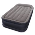 thumbnail image 1 of Intex Twin Sized Deluxe Pillow Rest Airbed with Fiber-Tech BIP, Gray | 64131E, 1 of 7