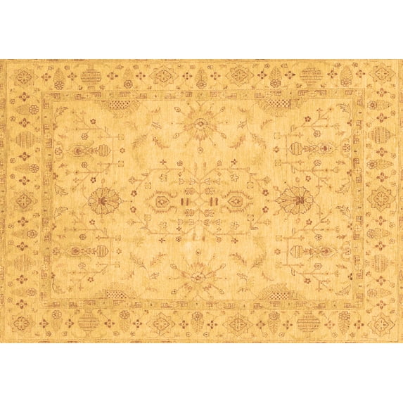 Ahgly Company Indoor Rectangle Oriental Brown Traditional Area Rugs, 3' x 5'