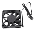 thumbnail image 1 of Ventilador de Pwm, Ventilador de PC PWM Control de Temperatura Inteligente Dual Rodamiento de Bolas PBT Quiet para la Oficina, 1 of 7