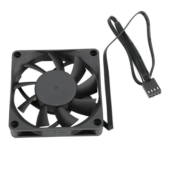 Ventilador de Pwm, Ventilador de PC PWM Control de Temperatura Inteligente Dual Rodamiento de Bolas PBT Quiet para la Oficina