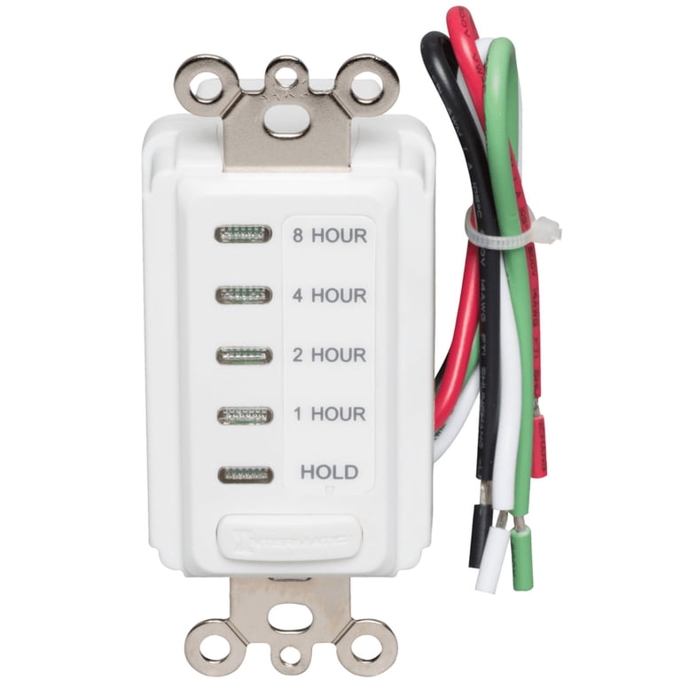 Intermatic, In-Wall Electronic Countdown Timer, EI220W-1, White