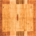thumbnail image 1 of Ahgly Company Indoor Square Abstract Orange Contemporary Area Rugs, 8' Square, 1 of 1