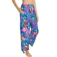 thumbnail image 2 of Bingfone Pajamas For Women,Colorful Mushrooms Pajama Pants With Pockets-X-Large, 2 of 9