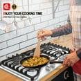thumbnail image 6 of GASLAND GH1304SF 4 Italy Sabaf Burners Gas Stovetop, 30 inch Gas Cooktop, NG/LPG, Stainless Steel, 6 of 9