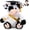 Cow, variant on 10 Inch 2026 Graduation Season Cow Stuffed Animal Plush with Diploma Tassel Graduation Hat Embroidered Blessings Preschool Kindergarten Gift for Student, Friends, Relatives, Kids