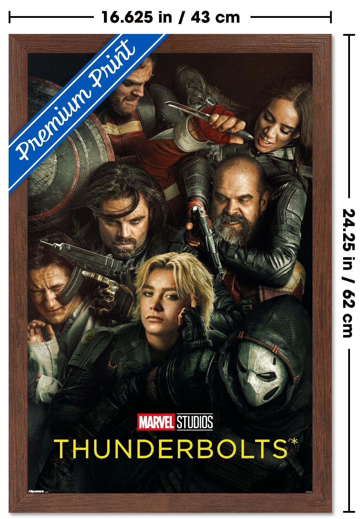 Marvel Thunderbolts* - Teaser One Sheet Wall Poster, 22.375