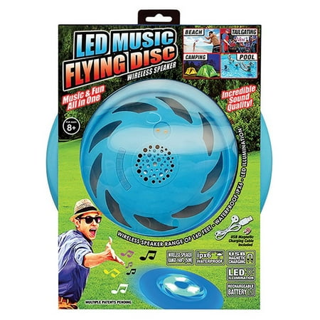Blazing Ledz 702614 LED Music Flying Disc With Wireless Speaker