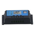 thumbnail image 3 of Controlador de carga solar MOS bidireccional de 10 A, 12 V y 24 V, controlador de panel solar, regulador de batería PWM de 3 etapas, 3 of 14