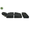 DevLon NorthWest Pregnancy Massage Cushion and Headrest Full Body Bolster Full Body Bolster Package Black
