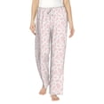 thumbnail image 2 of Lsque Cow 1 Print Women's Pajama Pants, Lounge Pant - Comfortable Home Wear,Elastic Waistband, Stylish Design-Small, 2 of 9